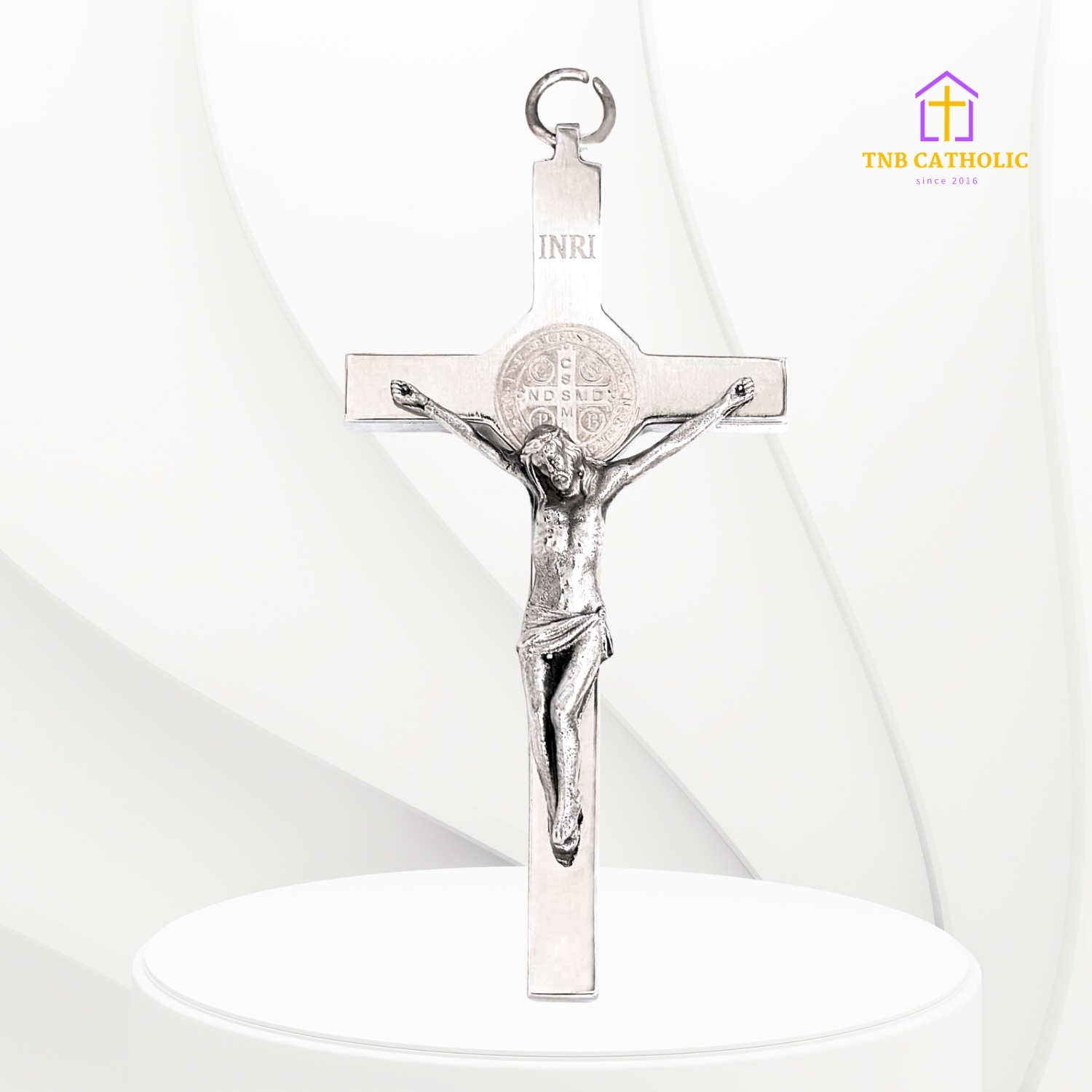 Thánh Giá Mề Đay Mini Inox 304